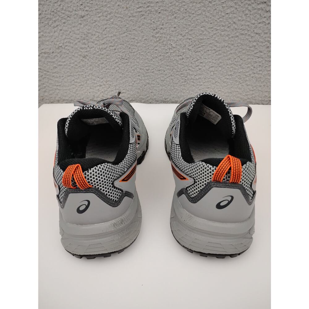Asics Gel Venture 8 Trail Sheet Rock Habanero Sneakers Size 8 Gray and Orange - Picture 2 of 7